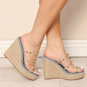 Studded Wedges